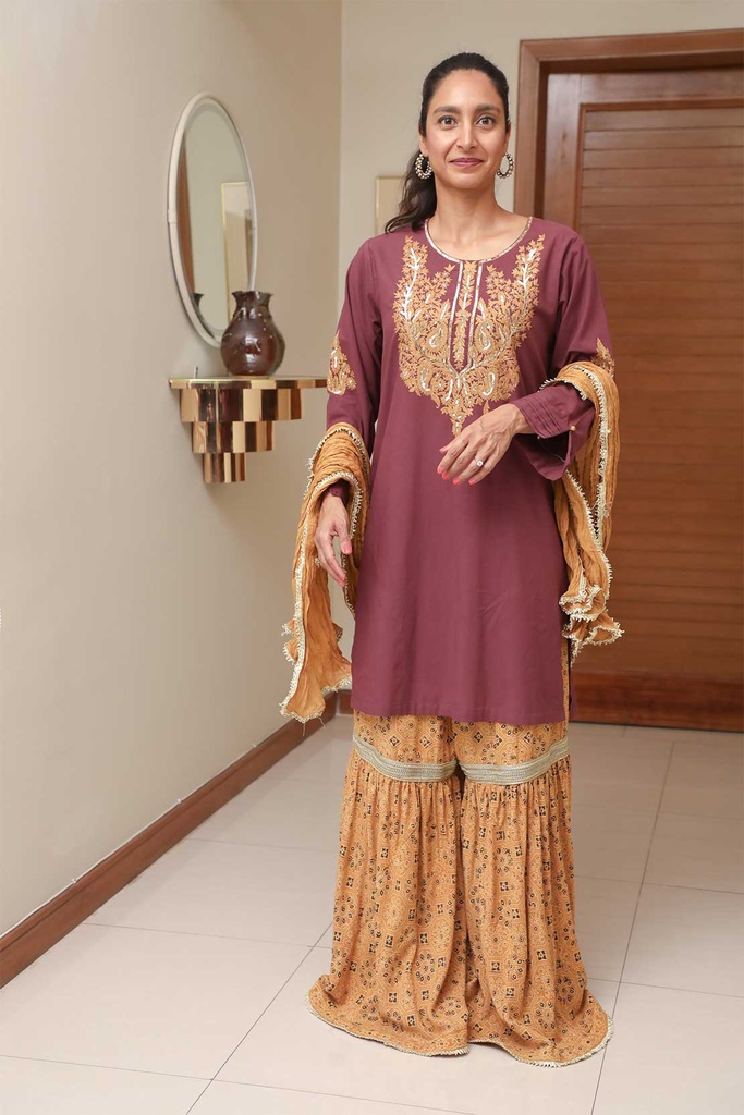 HAND EMBROIDERED KURTA