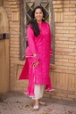 Fuchsia Embroidered Kurta