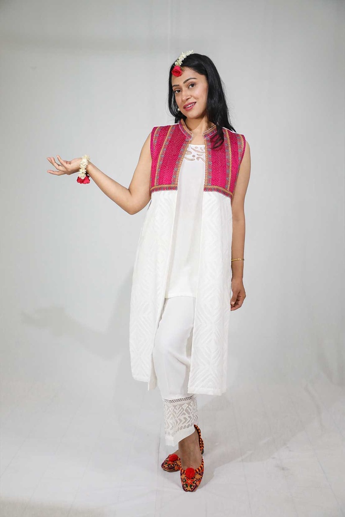 Embroidered Applique Gown