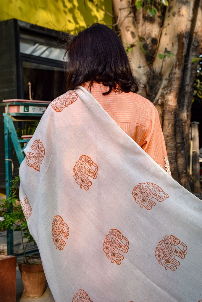 BLOCKPRINT STOLE