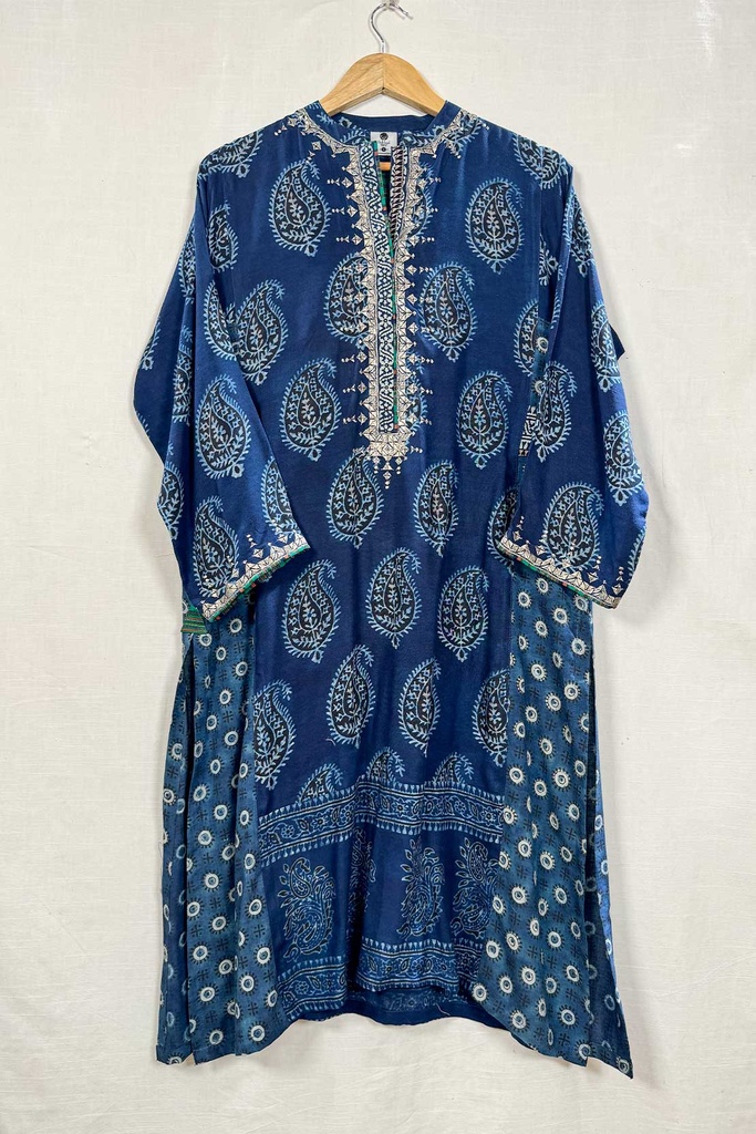 Cobalt Blue Ajrakh