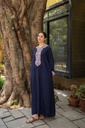 Embroidered Blue Kaftan