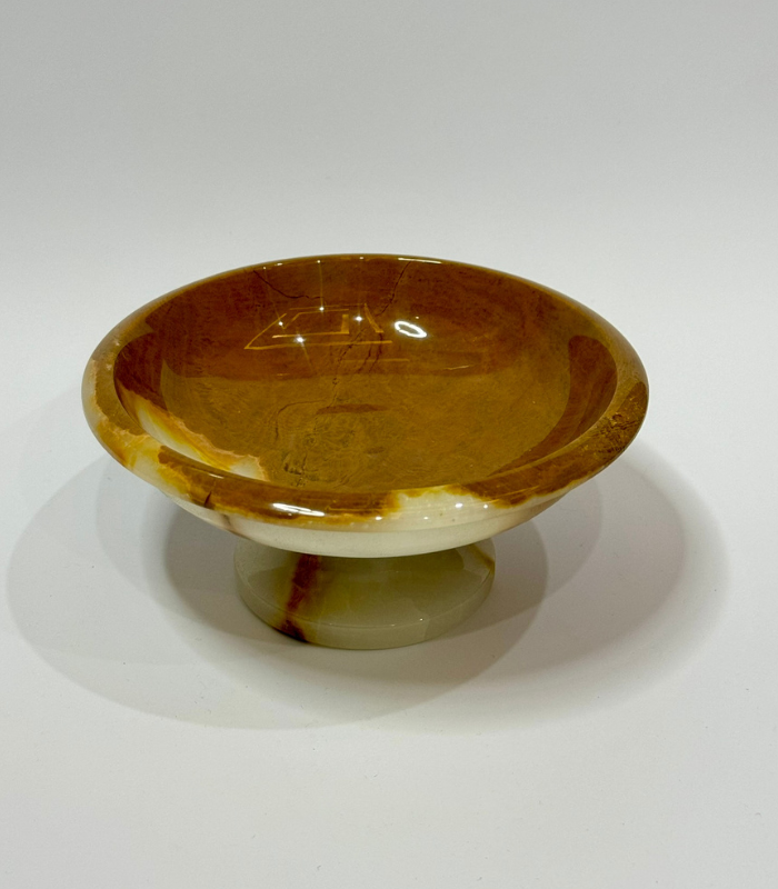 Square Shaped Green Onyx Lamp