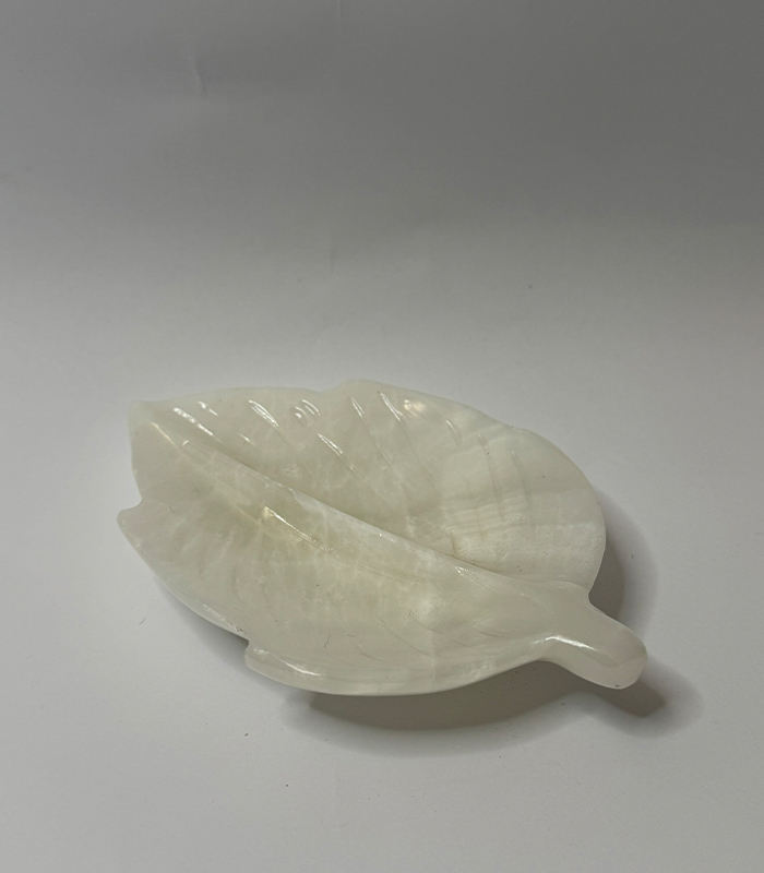Round Stone Off-White Trinket