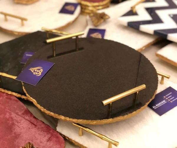 Marble Platter – Black