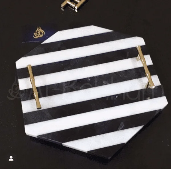 Marble Platter – Striped