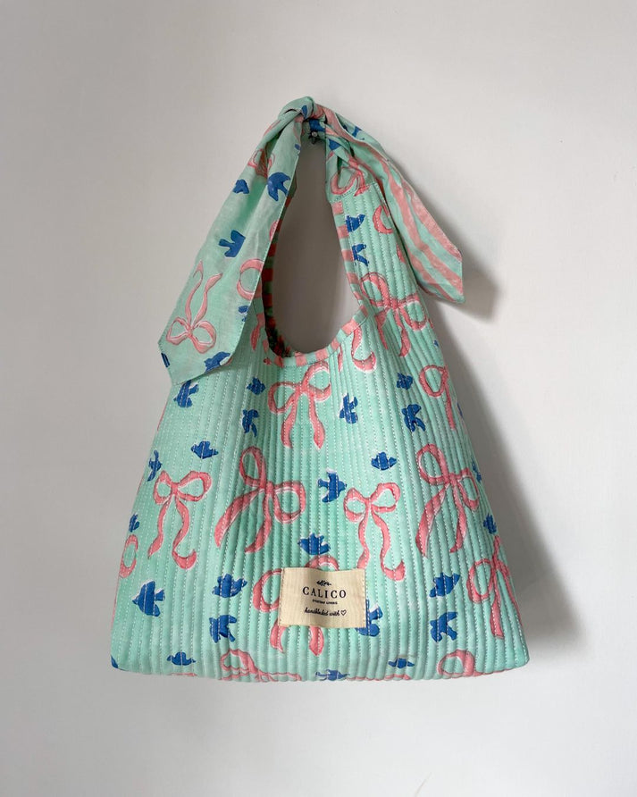 Bows and Birds Hobo Bag