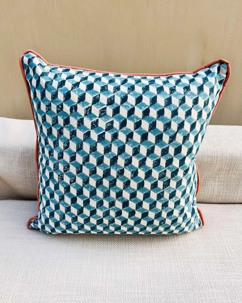 Blue Folklore | Cushion Cover