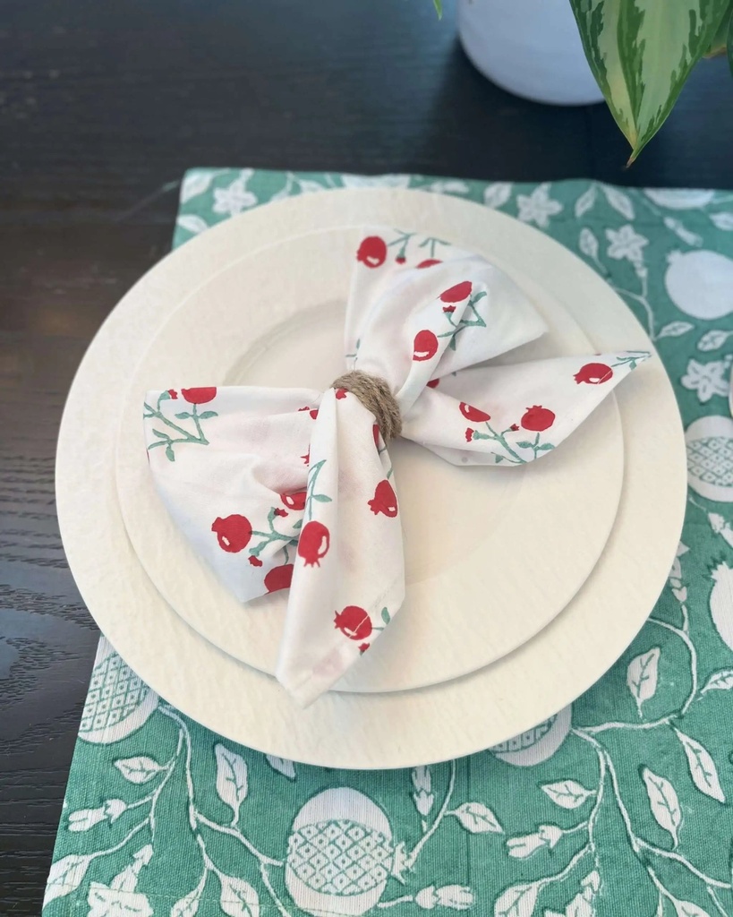 Pomegranate Whispers Napkin Set