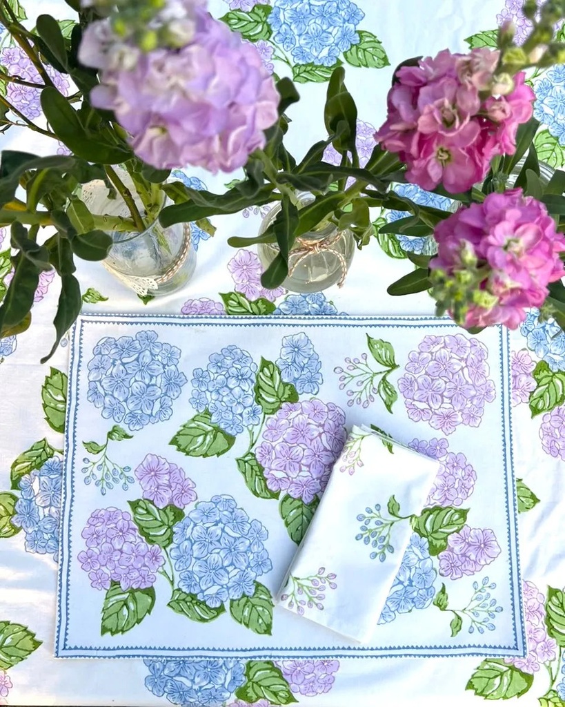 Hydrangeas Placemat Set