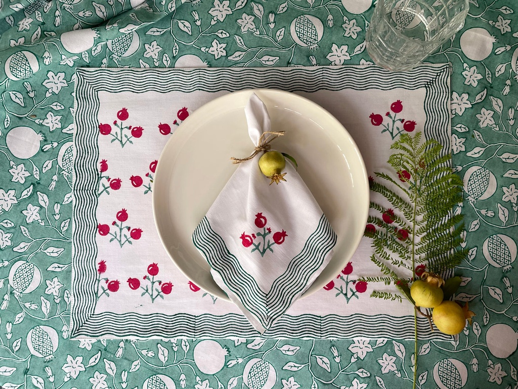 Pomegranate Placemat Set