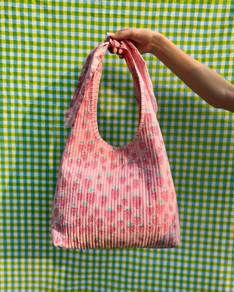 Strawberry Patch Hobo Bag
