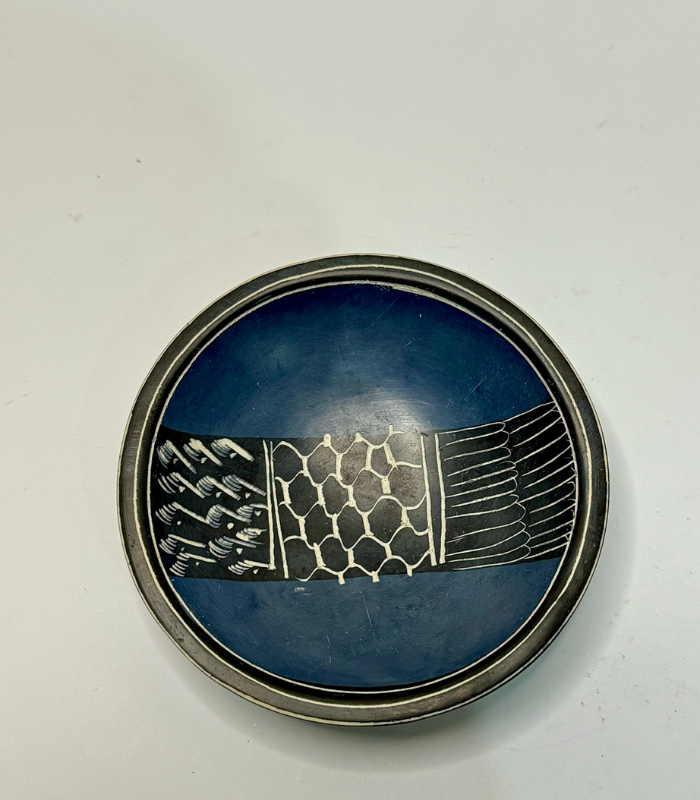 Black Abstract Art Trinket