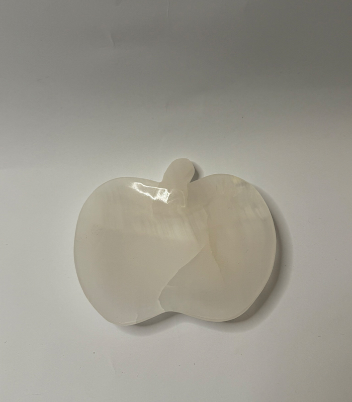 White Apple Shaped Trinket