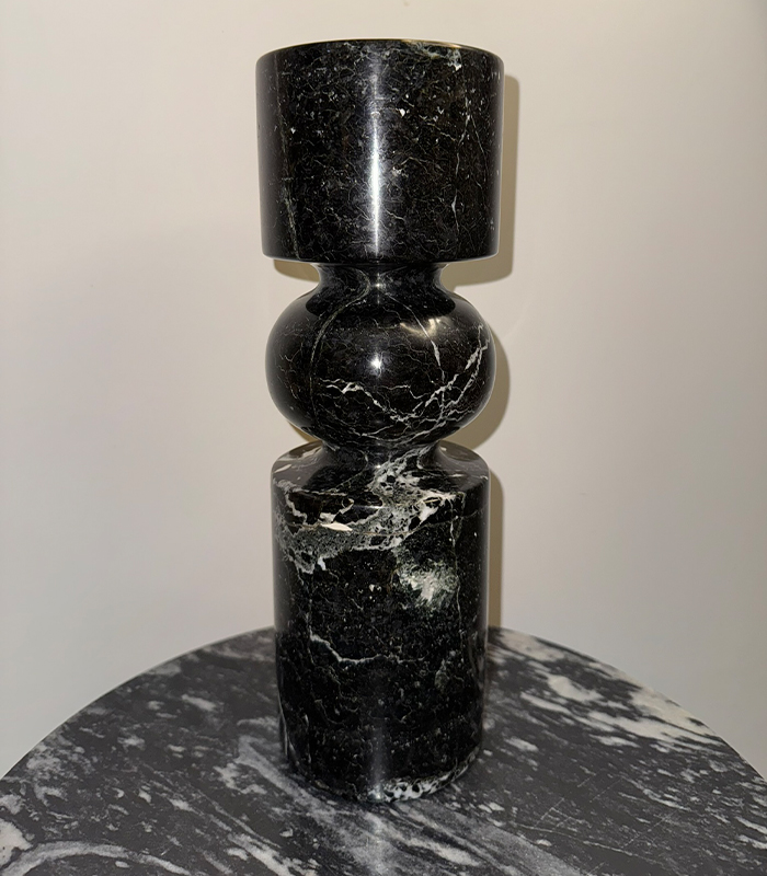 Black Candle Holder