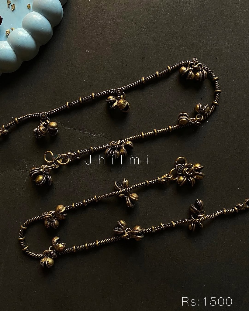 Antique Golden ghunghroo Pazaib