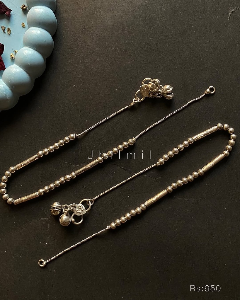 Beaded Sequance Pazaib Pair