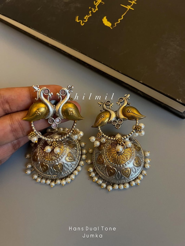 Hans Dual tone Jhumka