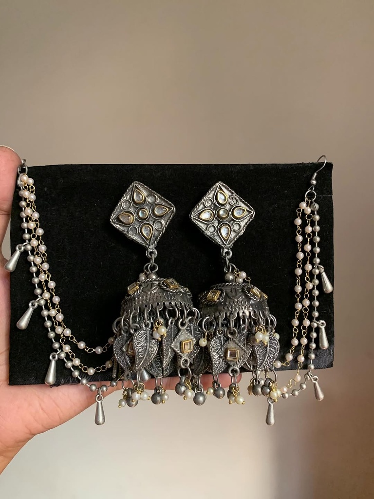 Kundan Sahara Jhumka