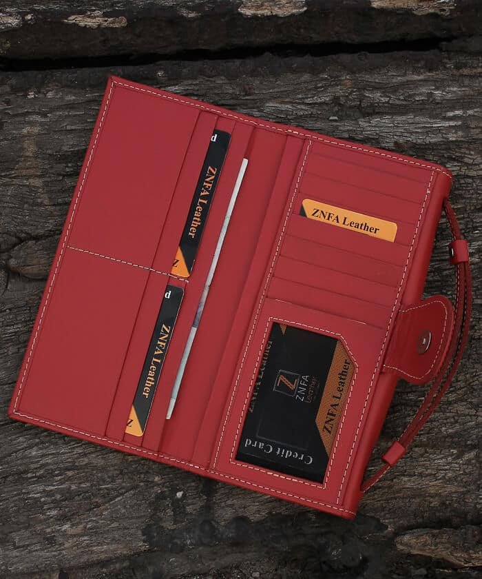 Rosy Handy Clutch – Red