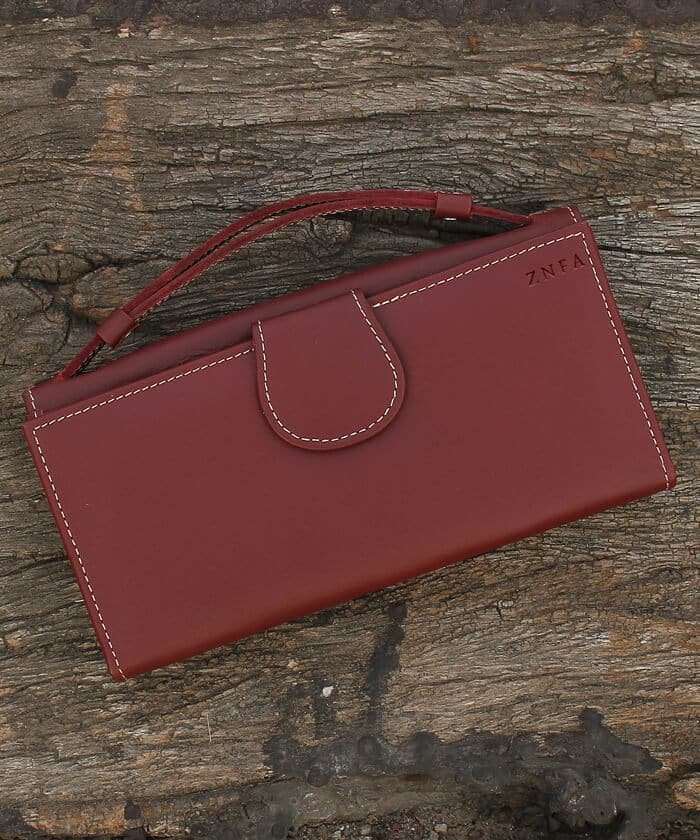 Rosy Handy Clutch – Maroon
