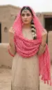 Candy Pink Hand-Knotted Chunri Dupatta – Pure Lawn | 2.5 Meter Traditional Dupatta