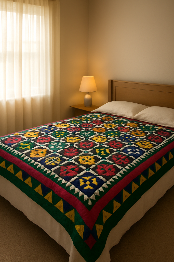 Handmade Sindhi Single Bed Rilli