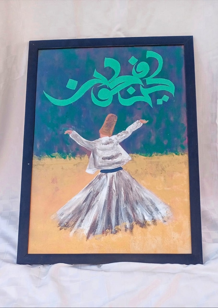 Sui whirling Dervish painting