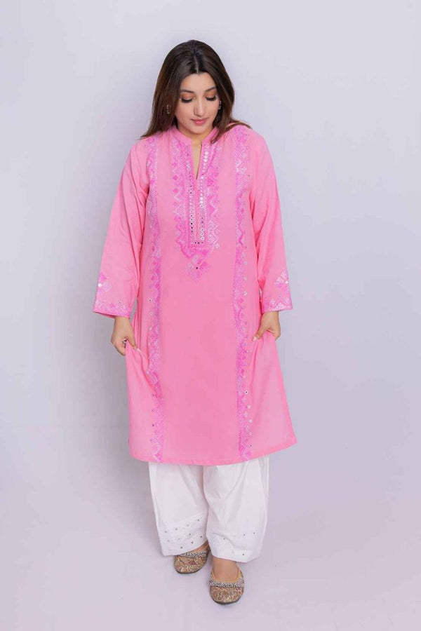 Sindhi Pink Kurta