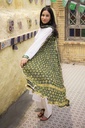 Ajraak Green Dupatta