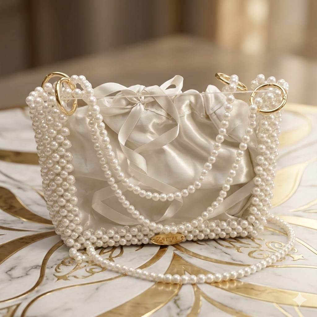 Gala-Style Pearl Acrylic Bag