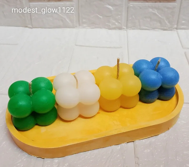 Mini bubble candles