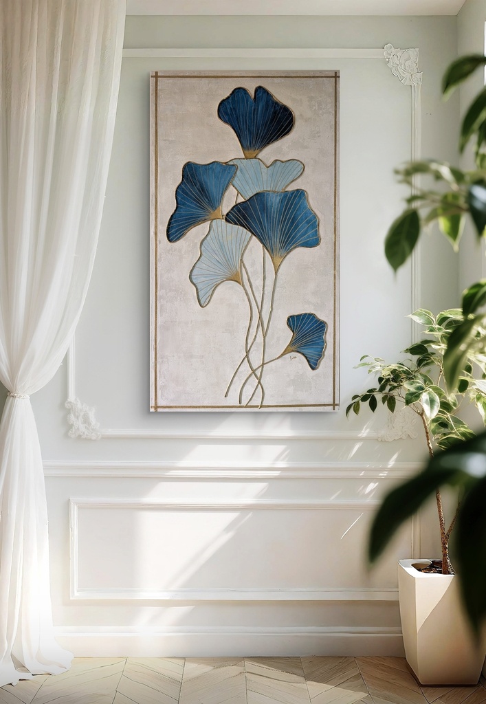 Golden Veins -Textured Art