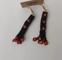 Beaded tube Earrings