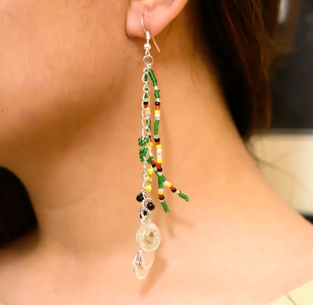Beaded Chain Earring