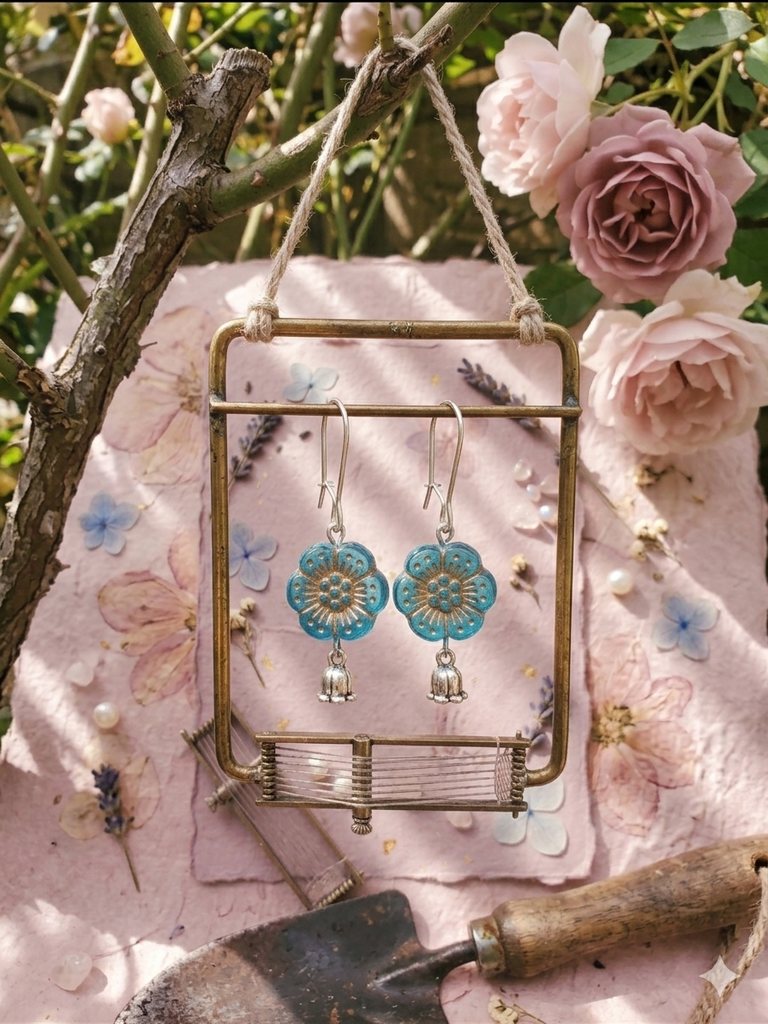 Flower earrings