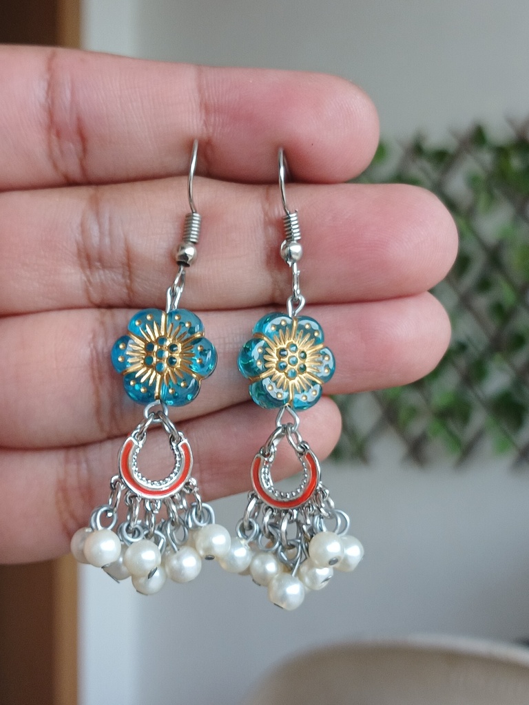 Flower earrings
