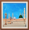 Masjid e nabwi painting on canvas