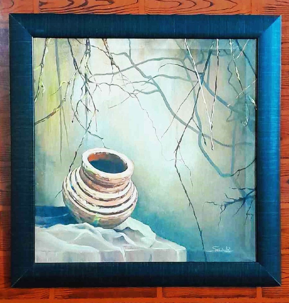 Oil Painting on Canvas.