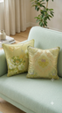 Embroidered cushions