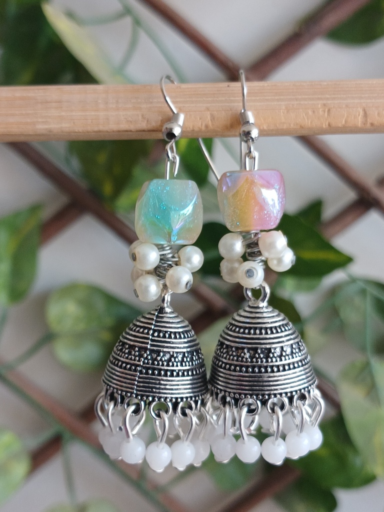 Rainbow jhumka
