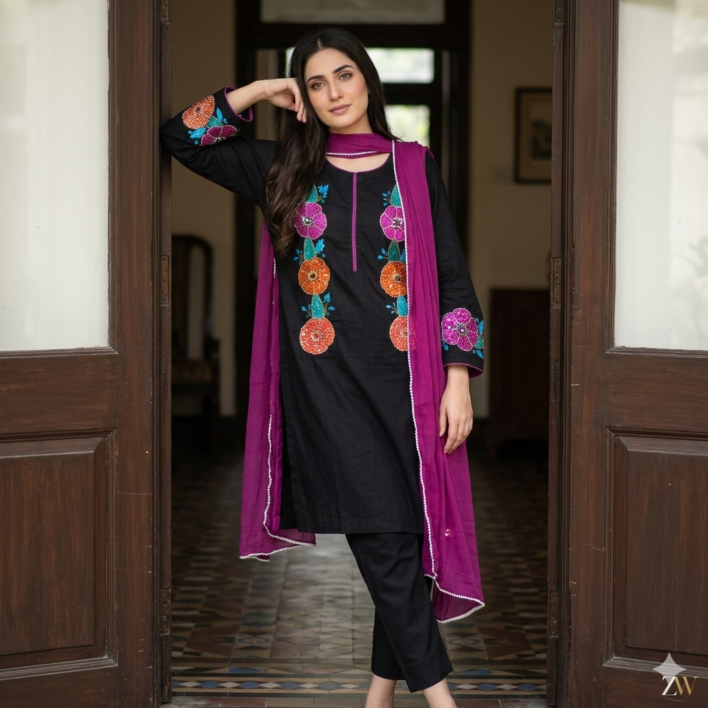 3 pcs Ready to Wear Semi-formal Article