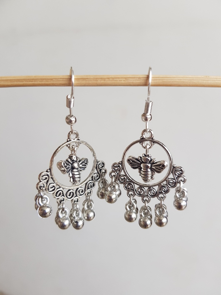 Honey bee earrings