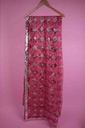 Rani Pink Net Gota Patti Jaal Dupatta | Niddleart