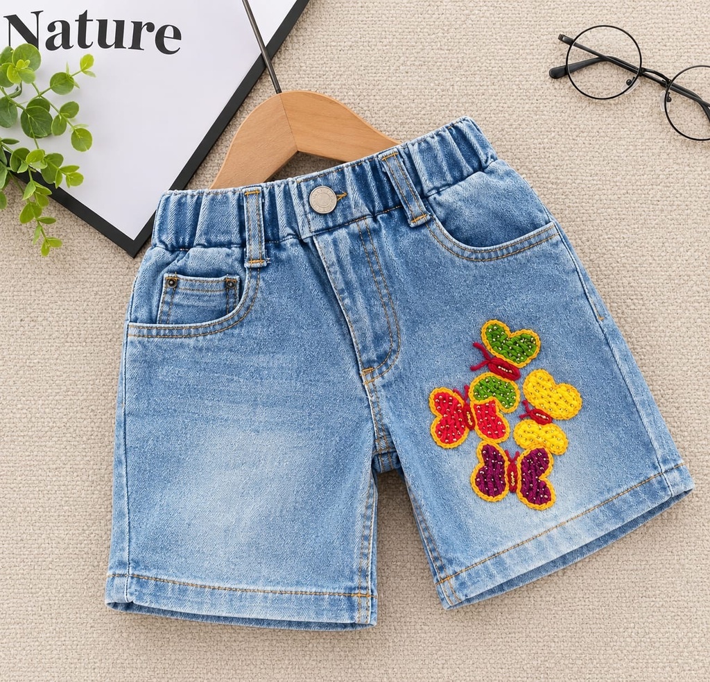 Kids denim shorts