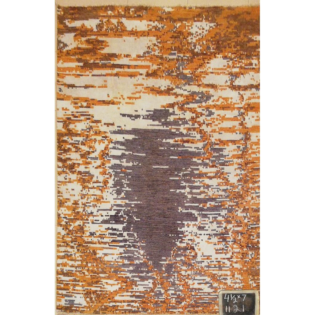 Modern Carpet -Wool&Silk- 4.6x7