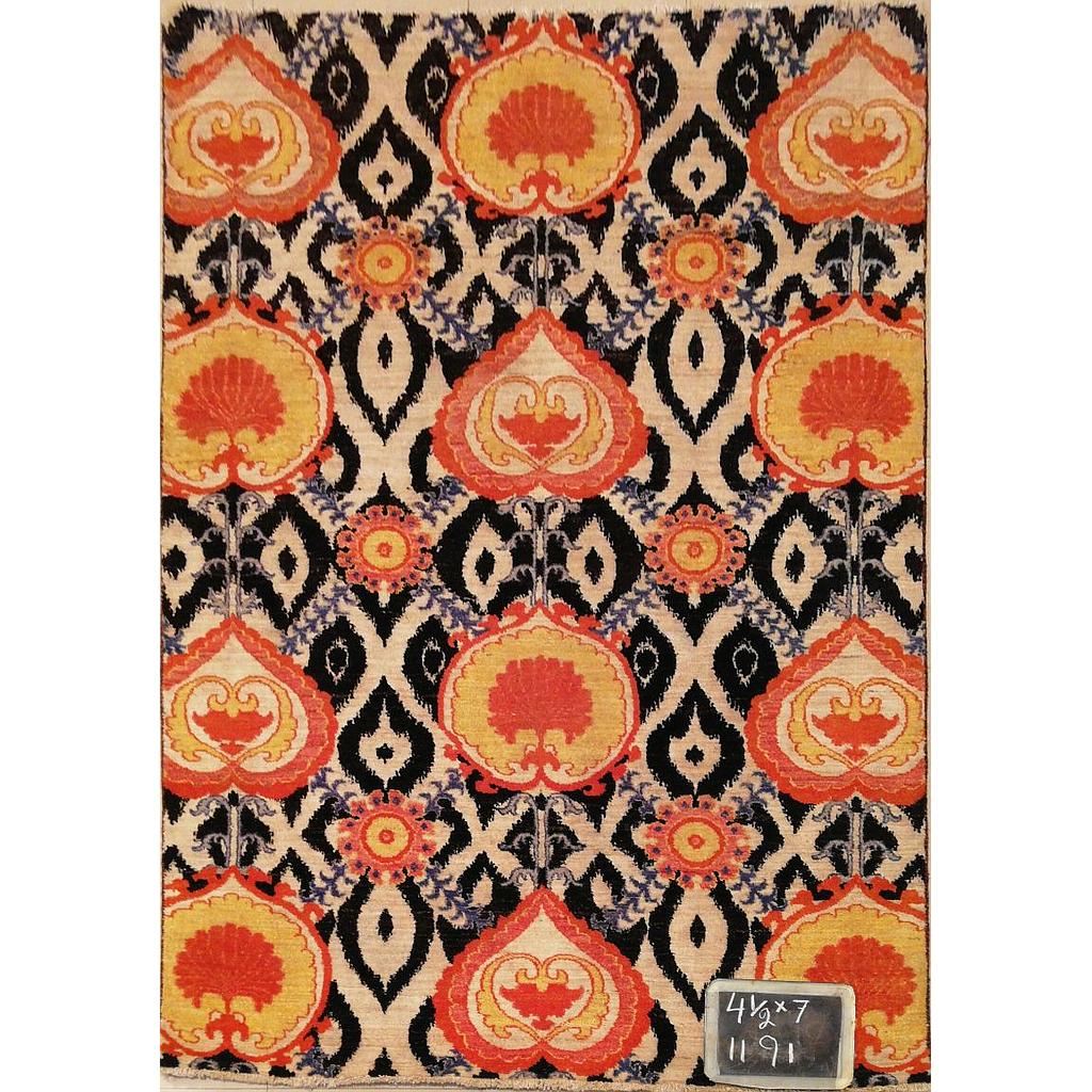 Modern Carpet -Wool&Silk- 4.6x7