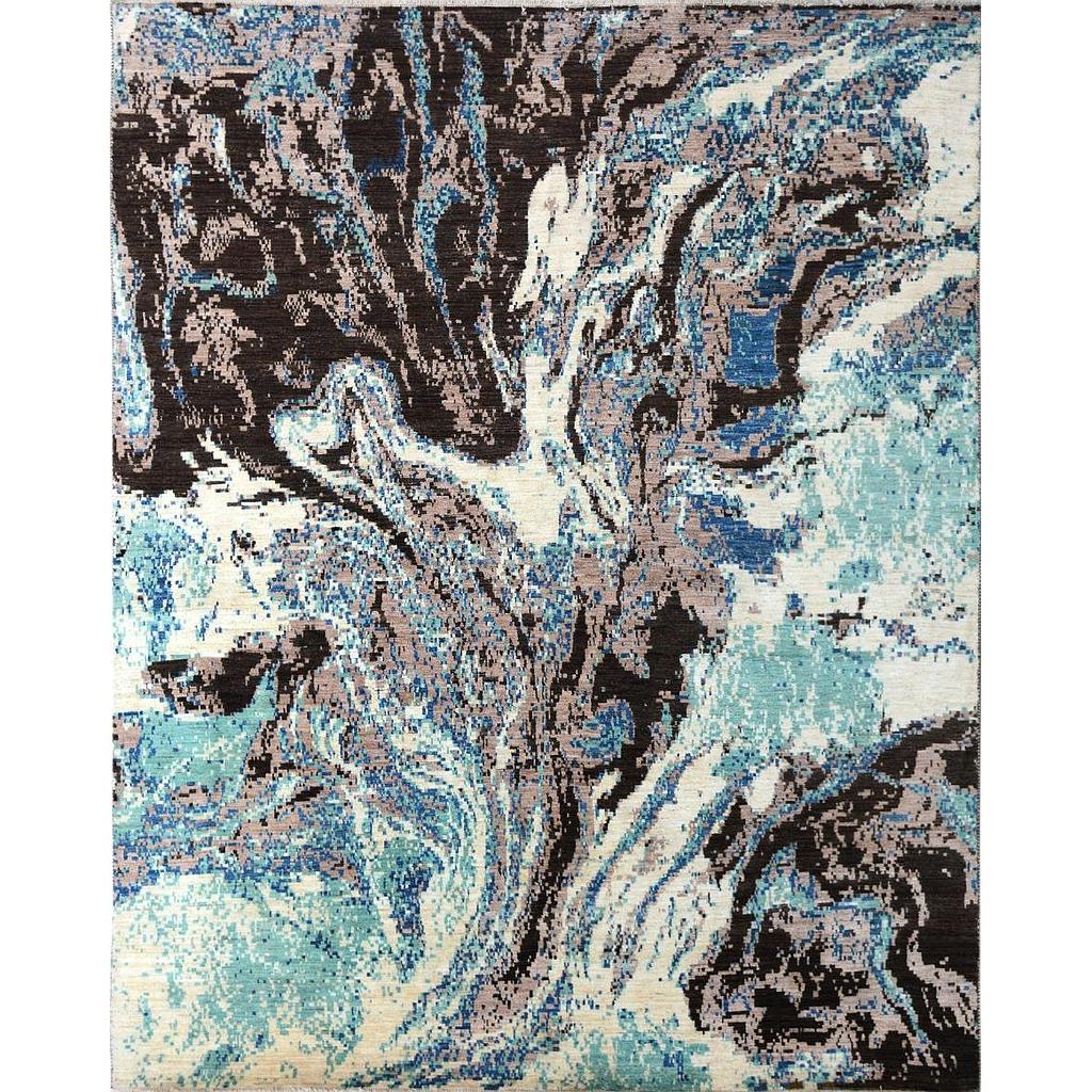 Modern Carpet -Wool&Silk- 8x10