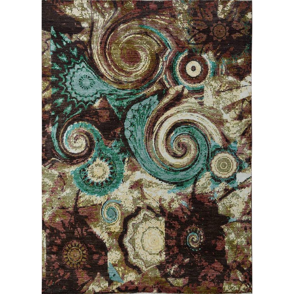Modern Carpet -Wool&Silk- 8x10