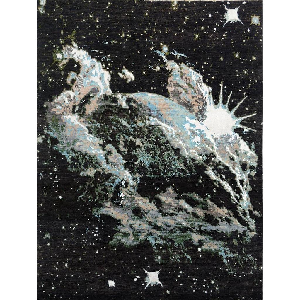 Modern Carpet -Wool&Silk- 9x12